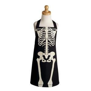 DII Halloween Skeleton Printed Childrens Apron